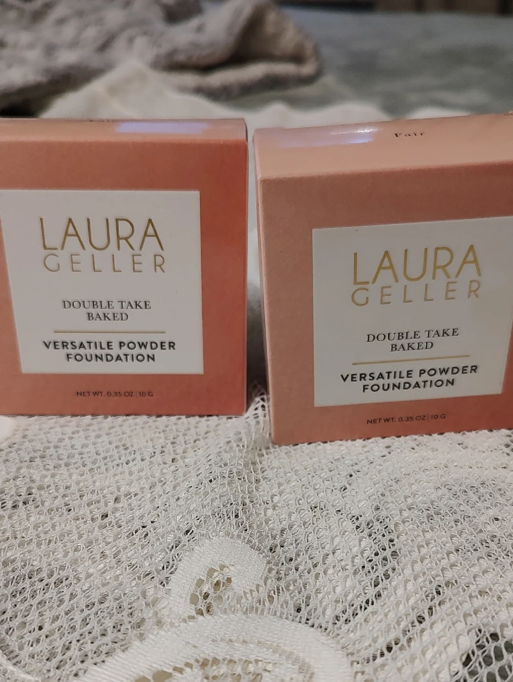 Laura Geller Versatile Powder Foundation - Peachy Pink Boxes